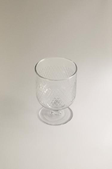 ENGRAVED WINE GLASS - 990 by Zara - Image 1
