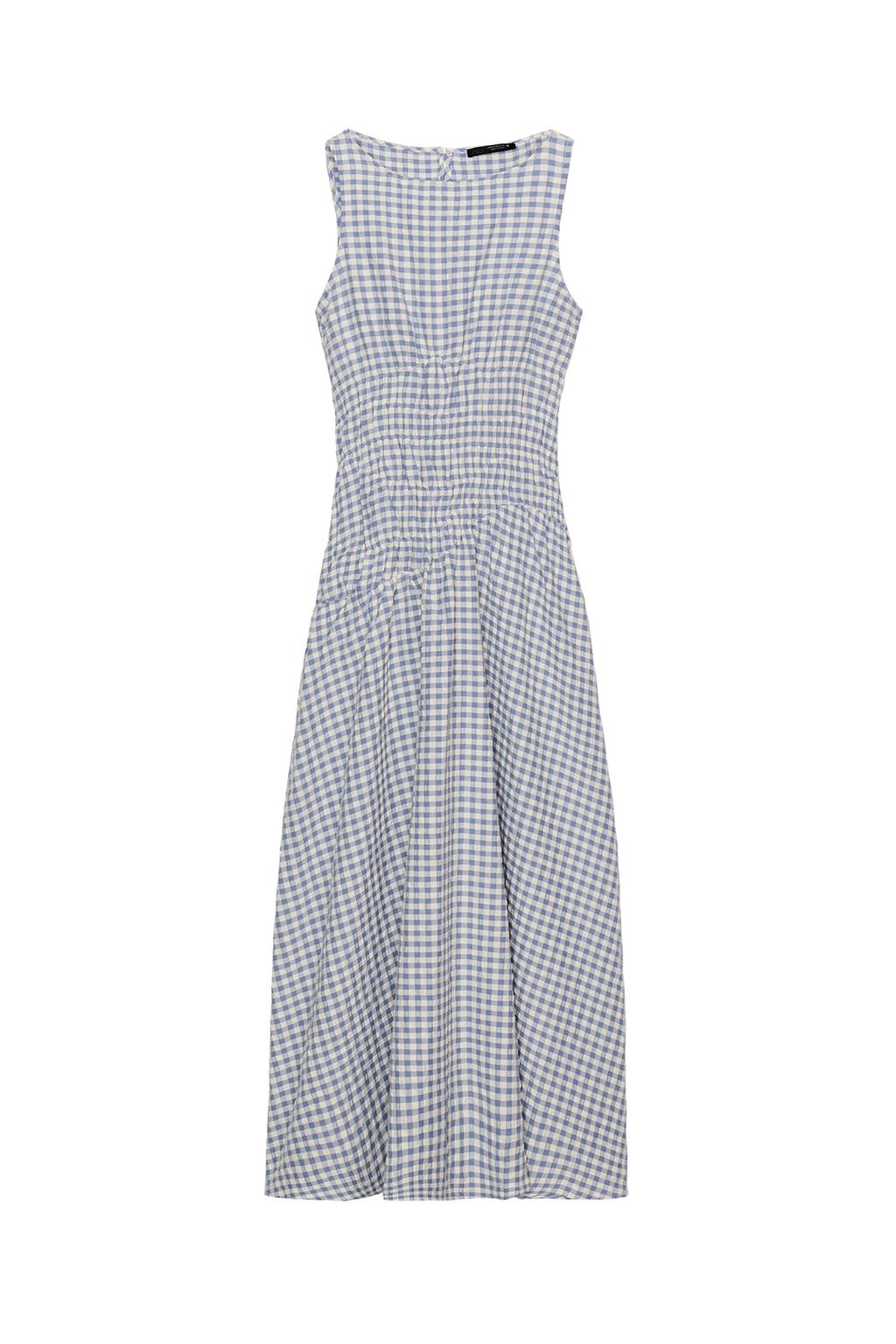 GINGHAM MIDI DRESS - image 3