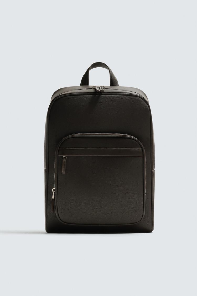 ZARA TEXTURED BACKPACK