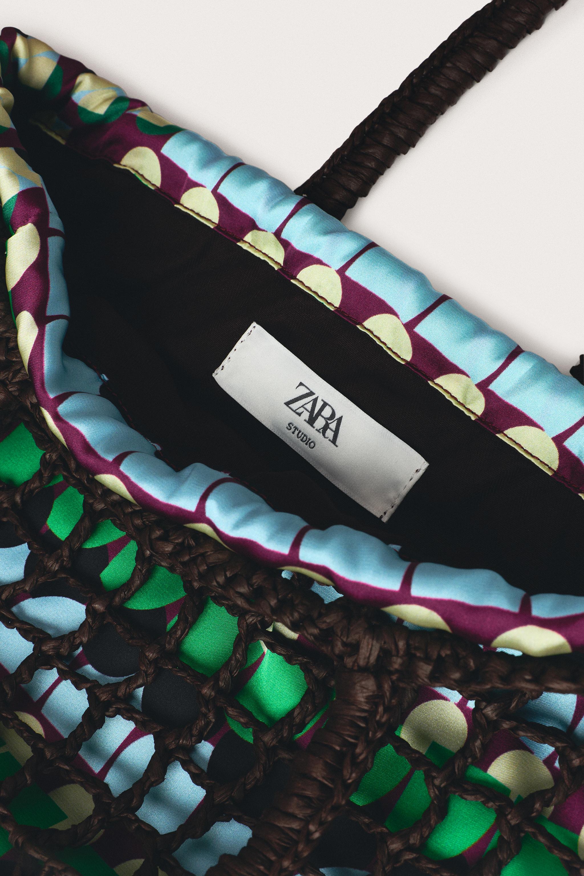 Женские сумки Zara LIMITED EDITION BRAIDED HANDBAG — фото 9
