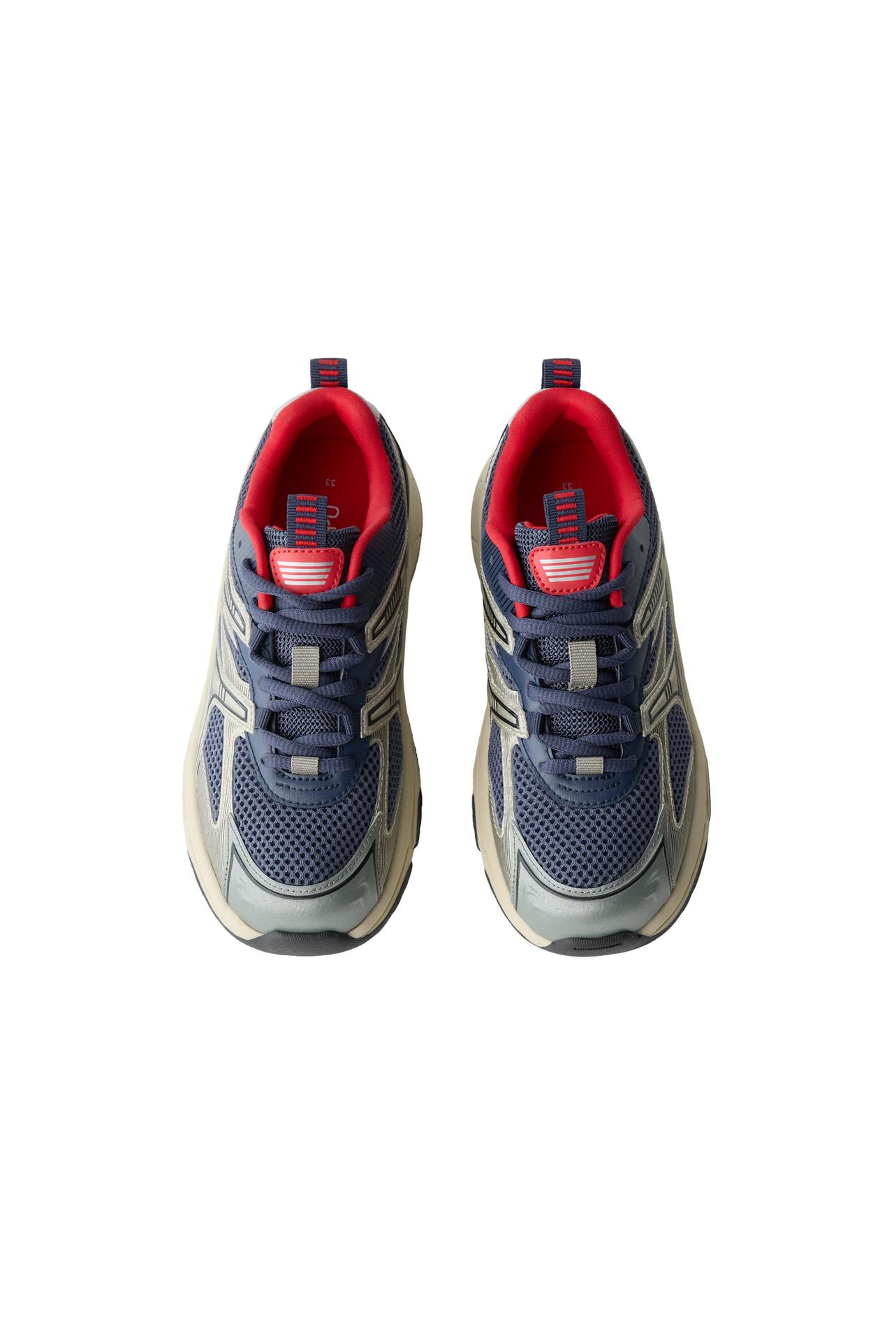 MESH SNEAKERS — Blue