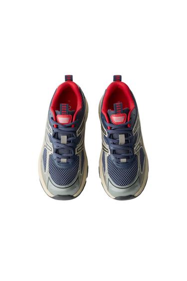 MESH SNEAKERS — Blue 2