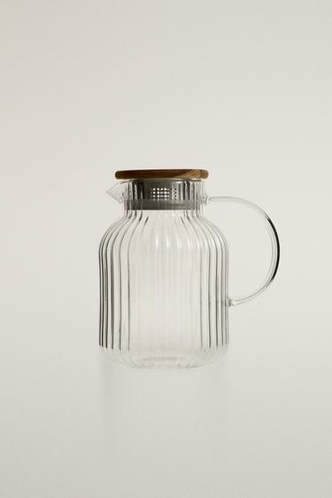 KARAFFE AUS BOROSILIKATGLAS MIT FILTER - Transparent von Zara - Bild 0