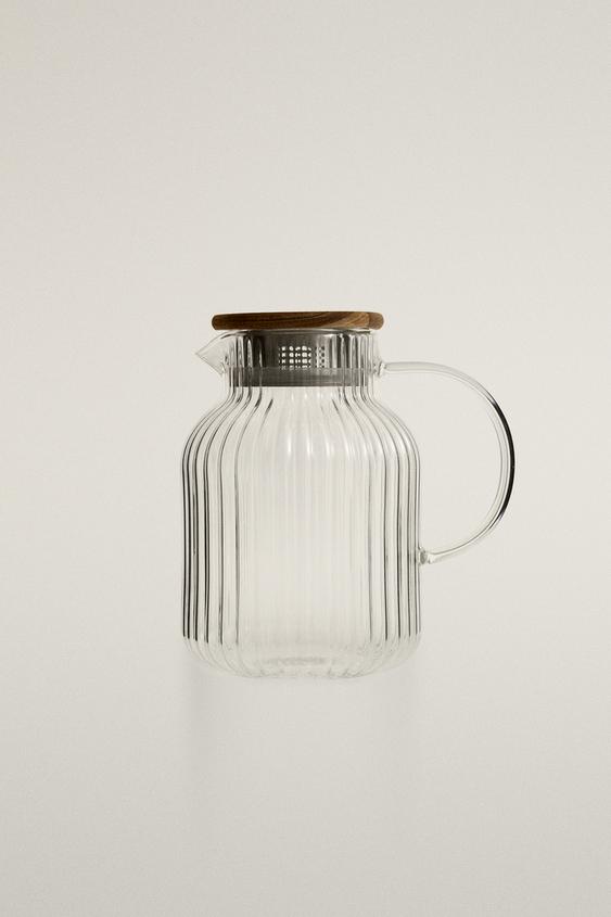 JARRA DE BOROSSILICATO COM FILTRO - Transparente da Zara - Imagem 0