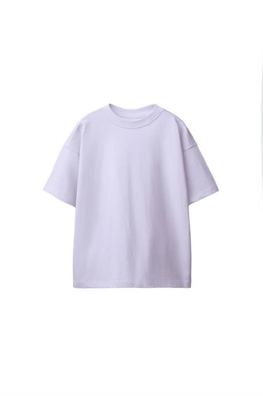 CAMISETA LISA - Malva claro de Zara