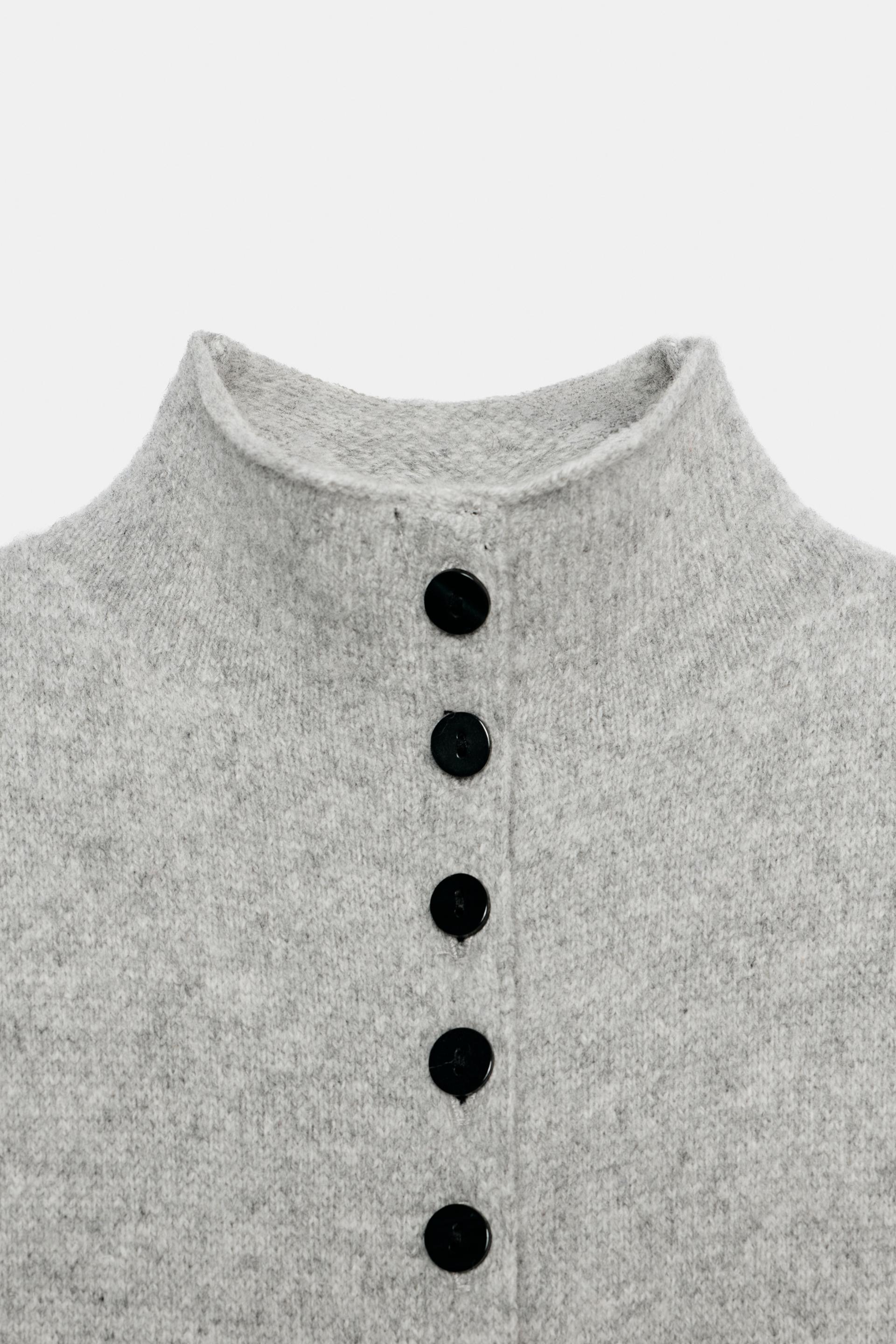 100% WOOL MOCK NECK JACKET thumbnail 8