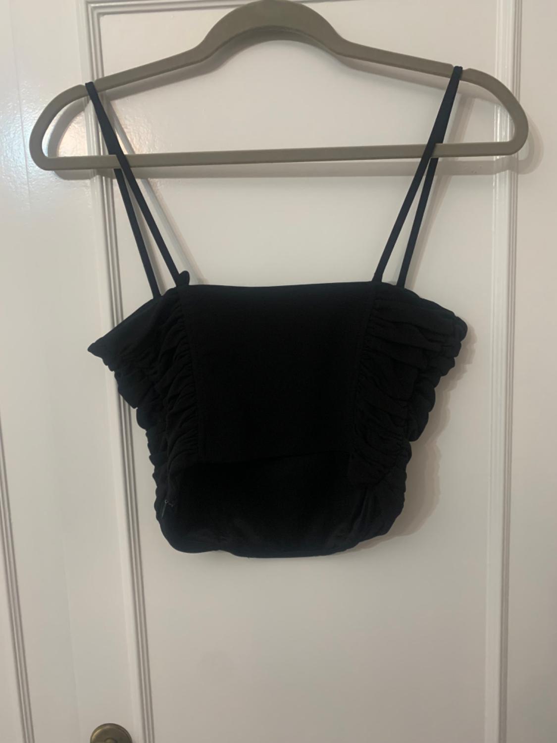 CROPPED CORSETRY-INSPIRED TOP
