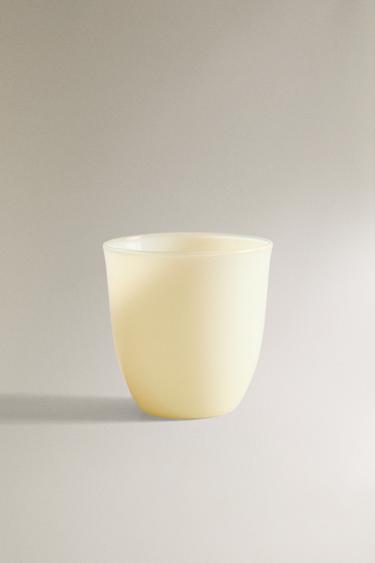 Zaras FÄRGAT DRICKSGLAS I BOROSILIKATGLAS - Gul - Bild 0