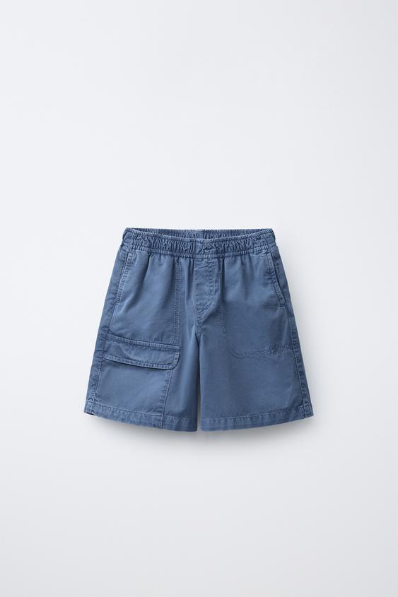 برمودا CARGO PUKAS SURF - أزرق وسط الخاص بـ Zara - صورة 0