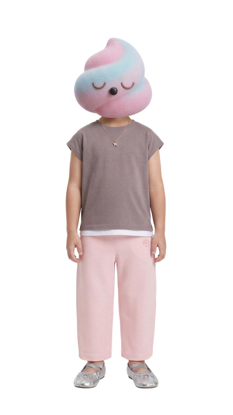 PANTALÓN WIDE LEG PIQUE