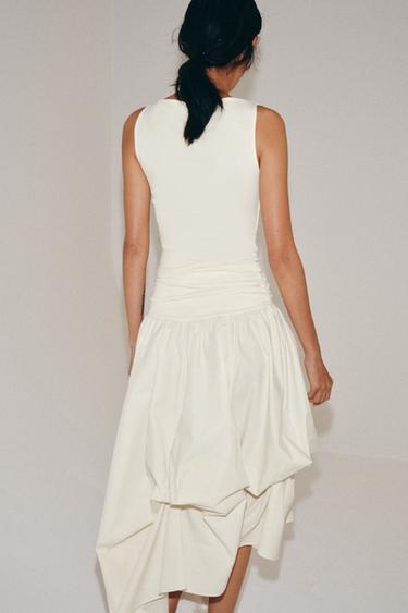 BOAT NECK TOP - Ecru by Zara - Image 2