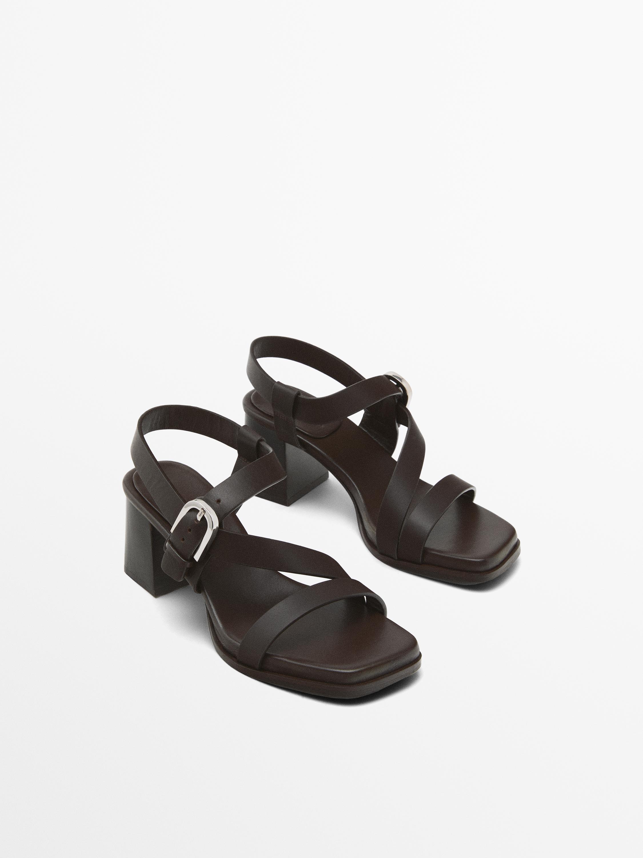 Block heel sandals zara hotsell