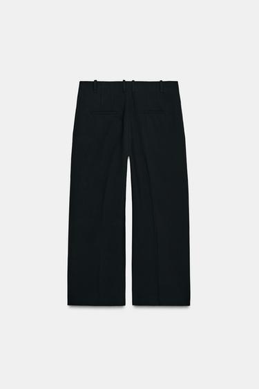 PANTALON CROP ZW COLLECTION - Noir de Zara - Image 6