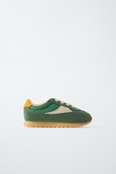 SOFT TRAINERS - Green by Zara