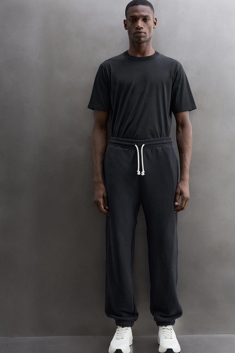 RELAXED FIT TRACKSUIT TROUSERS