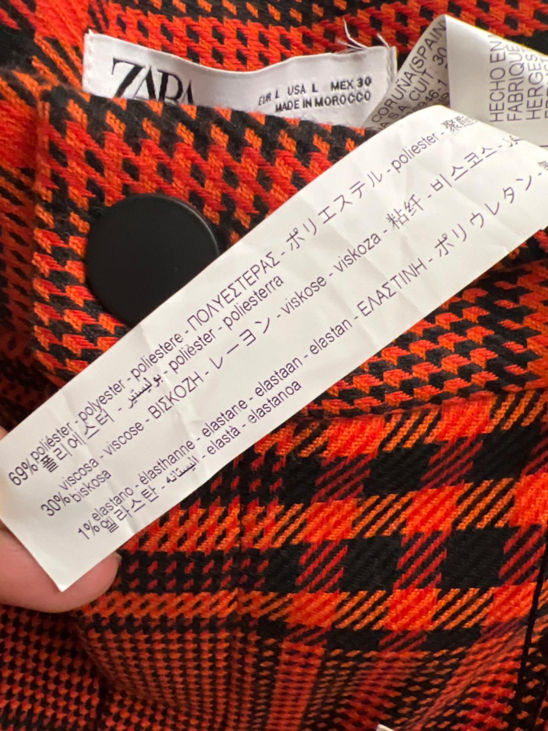 PLAID PENCIL SKIRT - Image 3