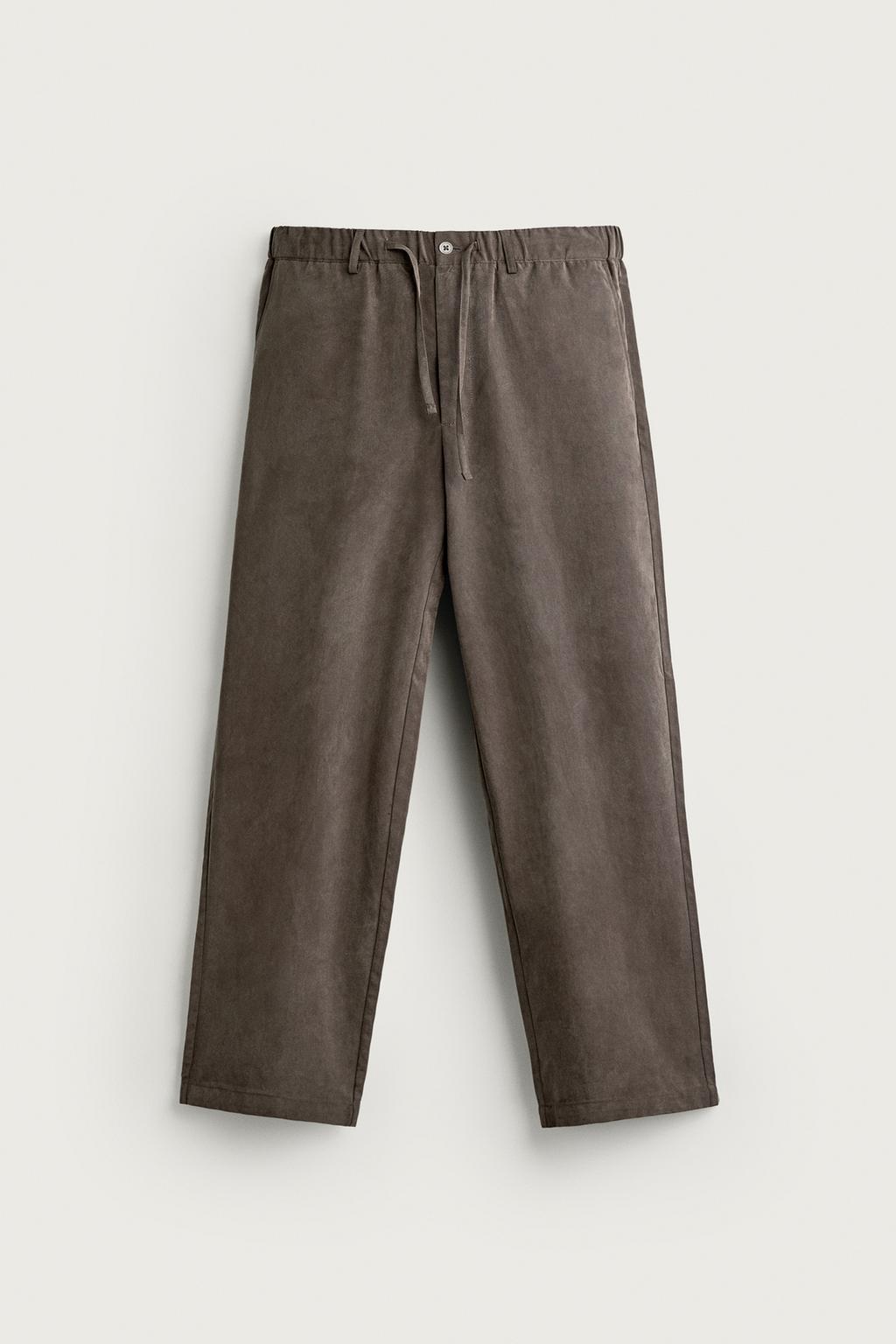 RELAXED FIT FLOWING TROUSERS