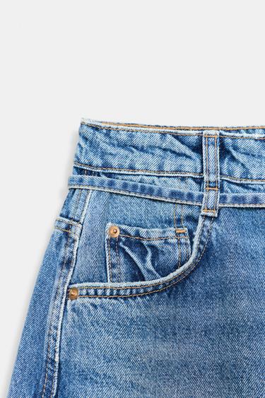 JEAN Z1975 BARREL TAILLE MOYENNE - Bleu moyen de Zara - Image 7