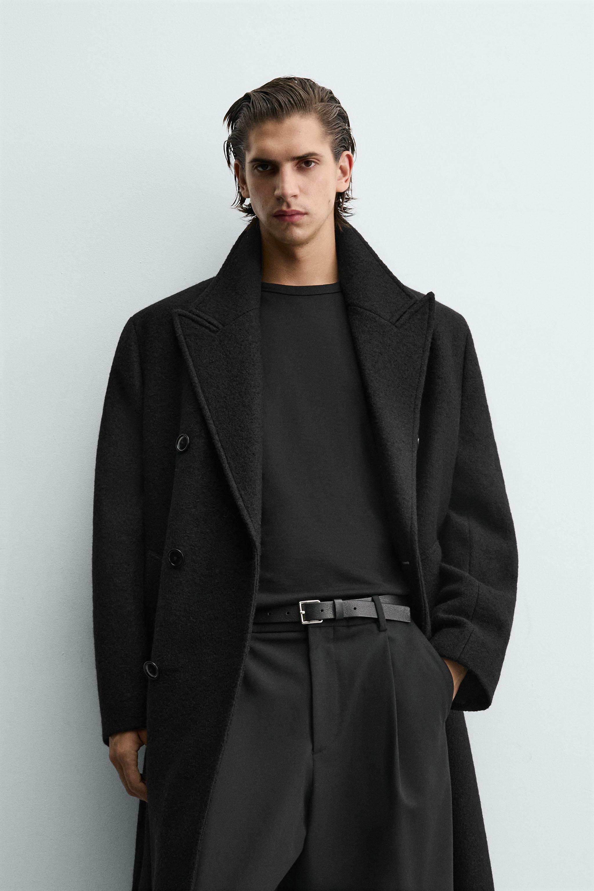 コート & ロングコート (ブラック・黒) | メンズ | ZARA 日本