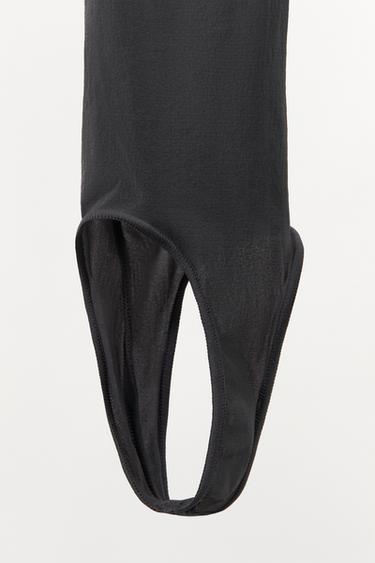 POLYAMIDE JUMPSUIT - Dark grey by Zara - Image 7