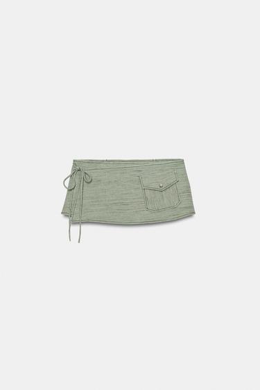 POCKET CUMMERBUND BELT — Green 1