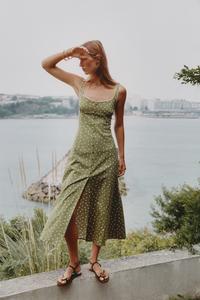 black drop waist midi dress MAKE YOU MINI DROPPED WAIST MIDI DRESS – AKIRA