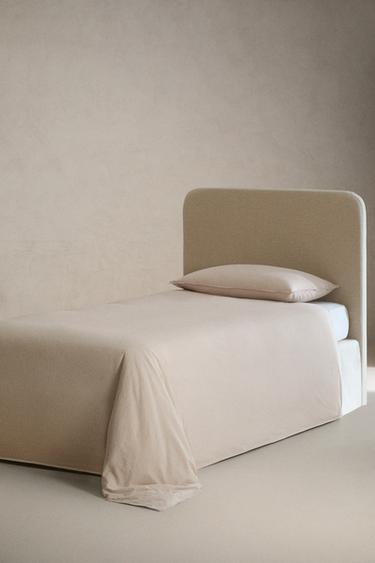 CHILDREN'S SEERSUCKER DUVET COVER - Greyish by Zara - Image 1