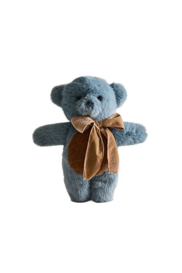 KIDS' X THE ANIMALS OBSERVATORY TEDDY SOFT TOY - Blue by Zara