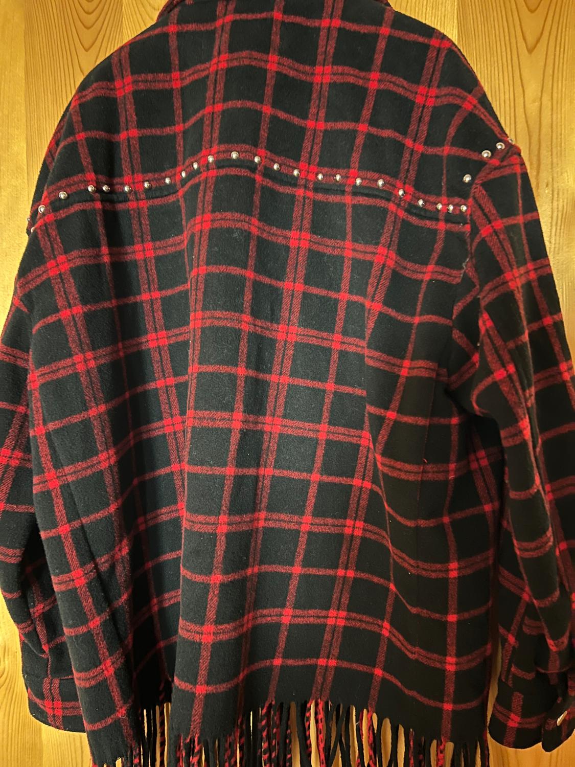 OVERSHIRT WITH FRINGE AND STUDS - Image 3