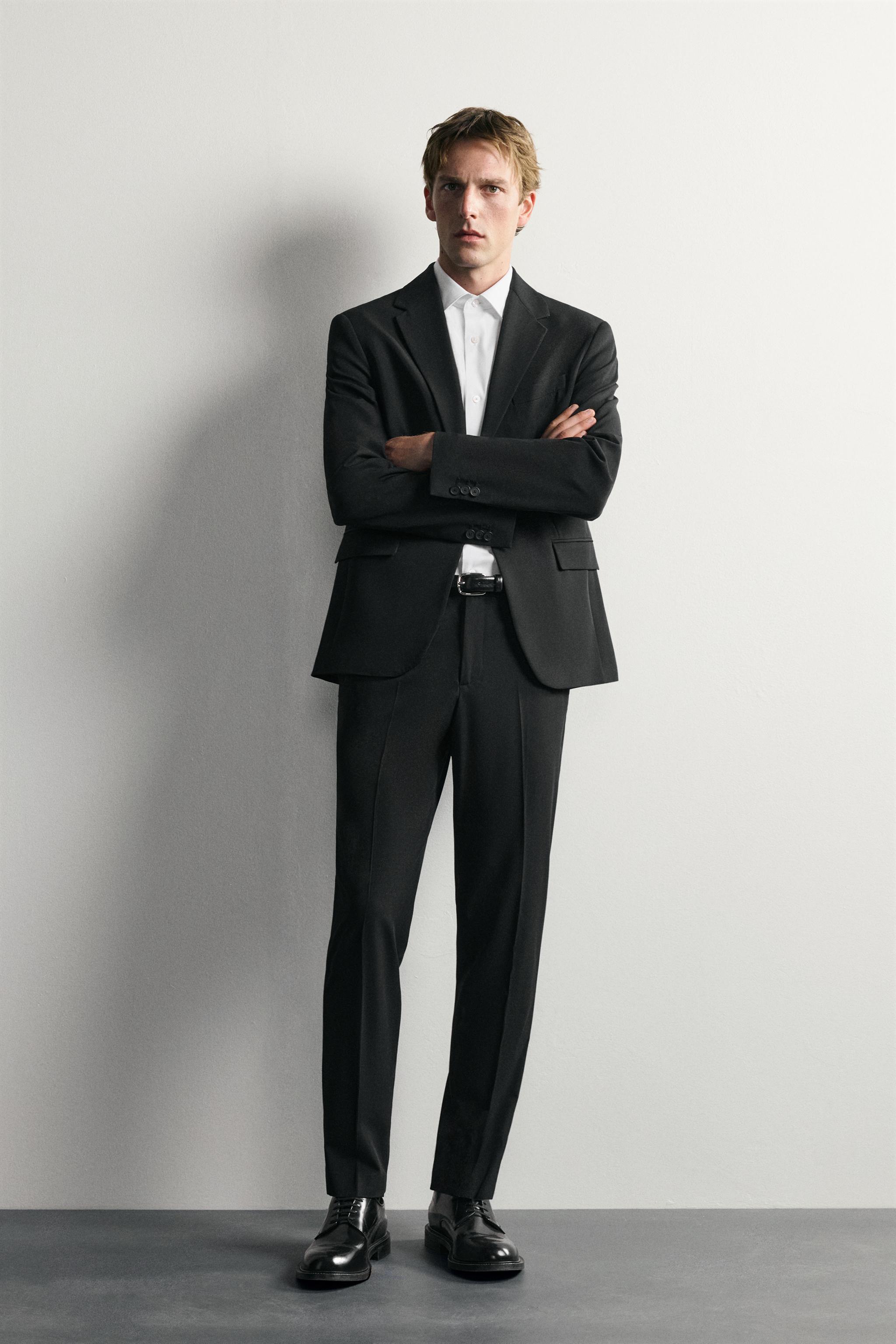 コンフォートスーツパンツ - ネイビーブルー | ZARA Japan / 日本