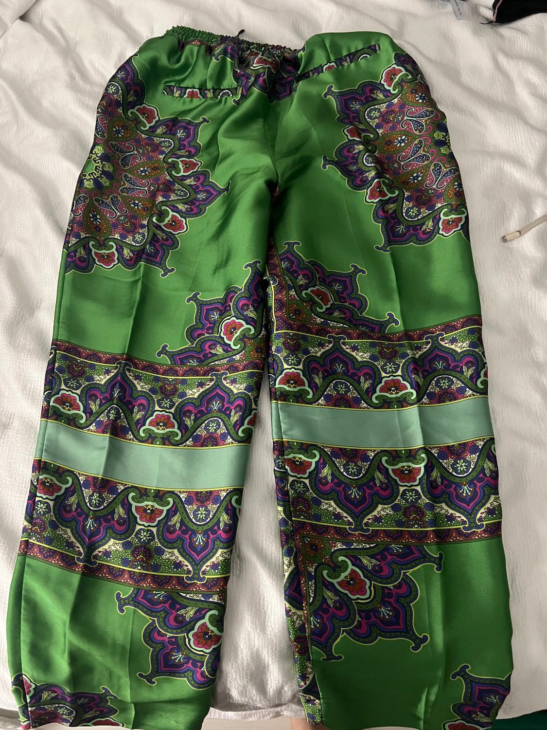 PRINTED ANKLE PANTS - Image 2