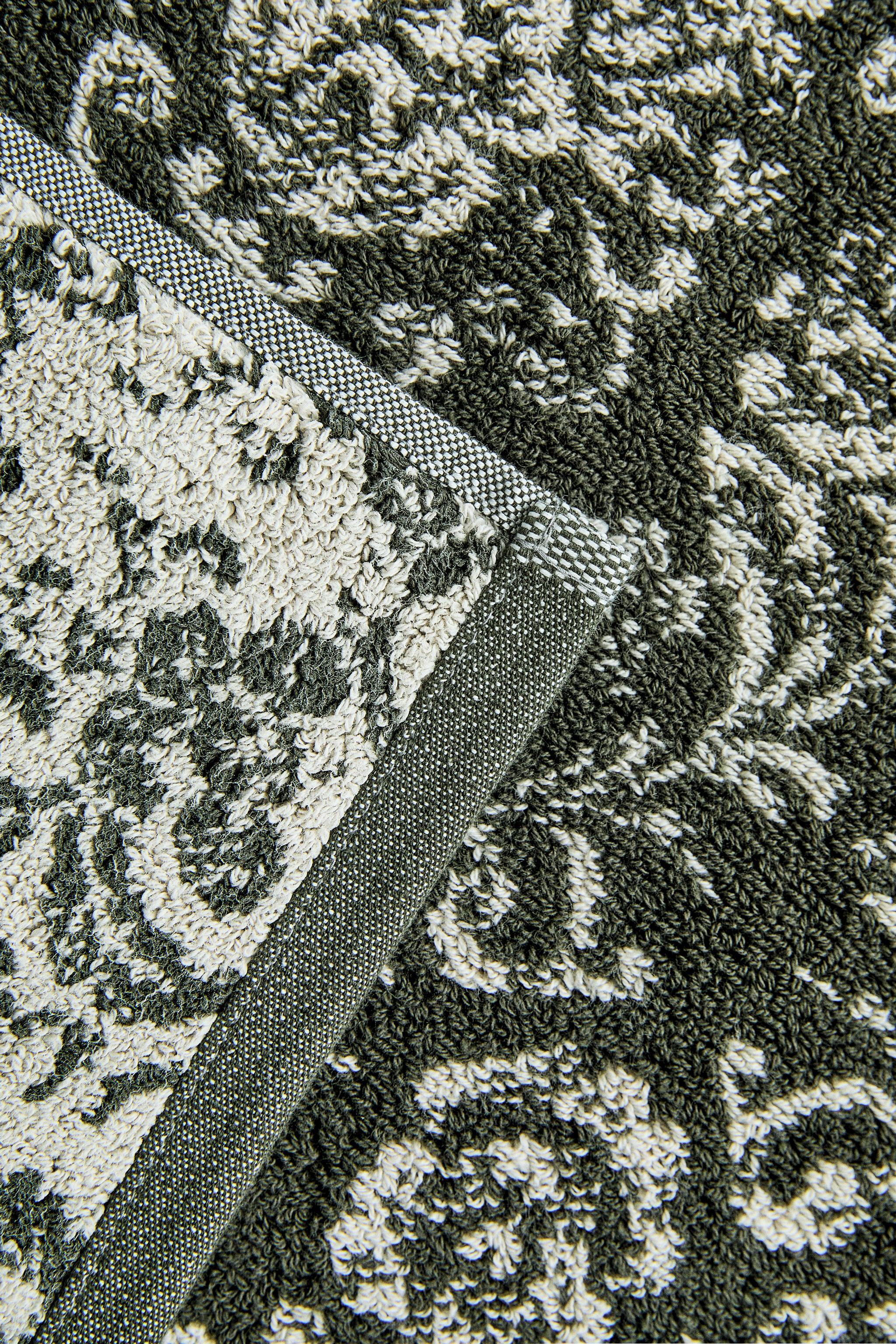 TAPIS DE BAIN ÉPONGE JACQUARD FLORAL