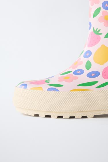 BOTTES DE PLUIE PRINT - Rose de Zara - Image 5