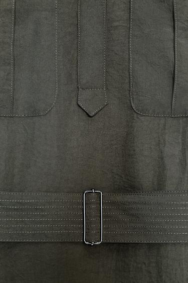 ZW COLLECTION MIDI BELTED DRESS - Mid-green by Zara - Image 10