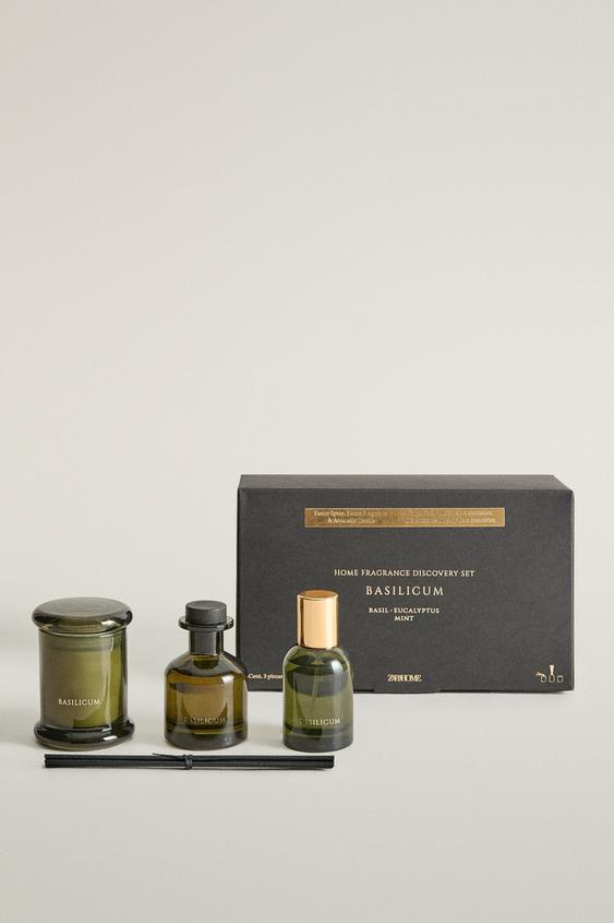 BASILICUM GIFT CHEST SET (SET OF 3) - Mint by Zara - Image 0