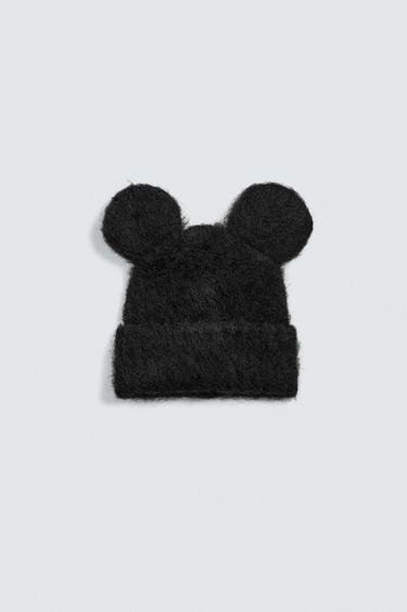 MICKEY MOUSE EARS KNIT BEANIE HARRY LAMBERT FOR ZARA X DISNEY - Black by Zara - Image 0