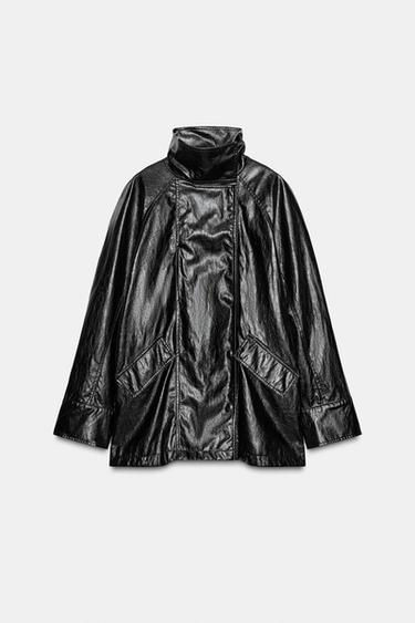 VESTE BRILLANTE ZW COLLECTION - Noir de Zara - Image 5