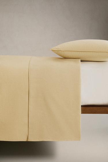 REVERSIBLE STRIPED DUVET COVER - Yellow by Zara - Image 2