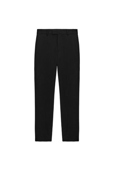 PANTALÓN SLIM CON LANA ZW COLLECTION LIMITED EDITION - Negro de Zara