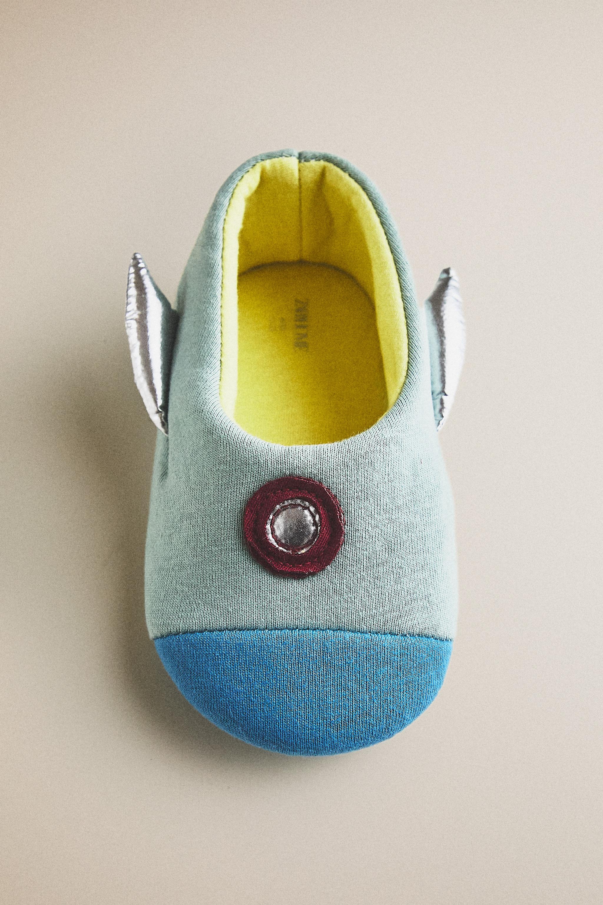Детские тапочки Zara KIDS' ROCKET SLIPPERS — фото 6