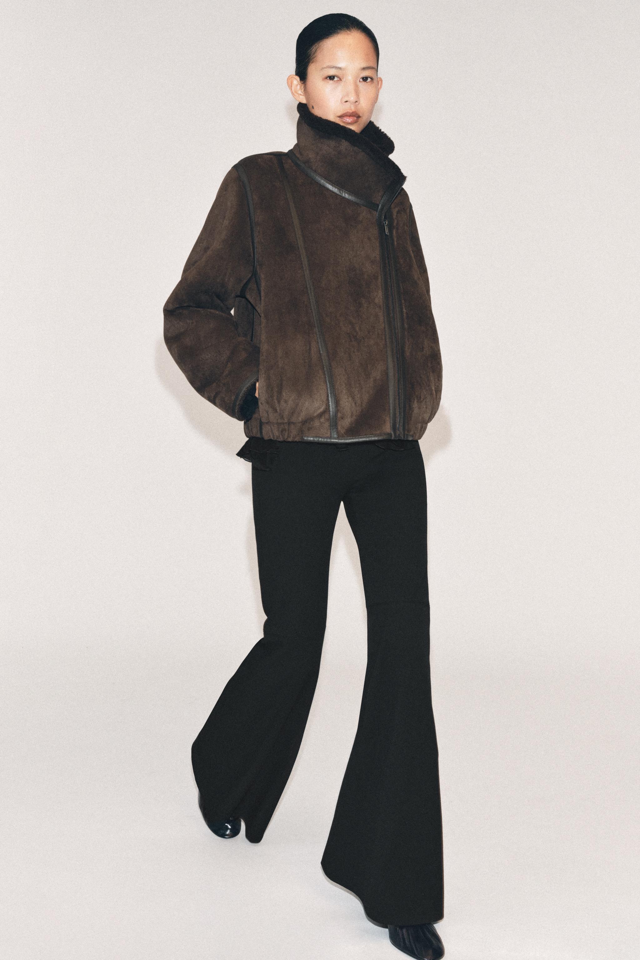 VESTE DOUBLE FACE EFFET FOURRURE ZW COLLECTION