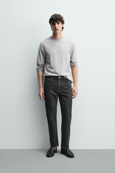 ДЖИНСЫ REGULAR FIT — УГОЛЬНЫЙ от Zara