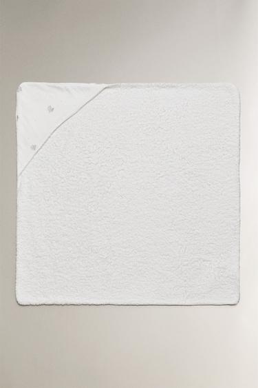 SERVIETTE DE BAIN CAPUCHE BÉBÉ ÉLÉPHANTS - Blanc cassé de Zara - Image 3