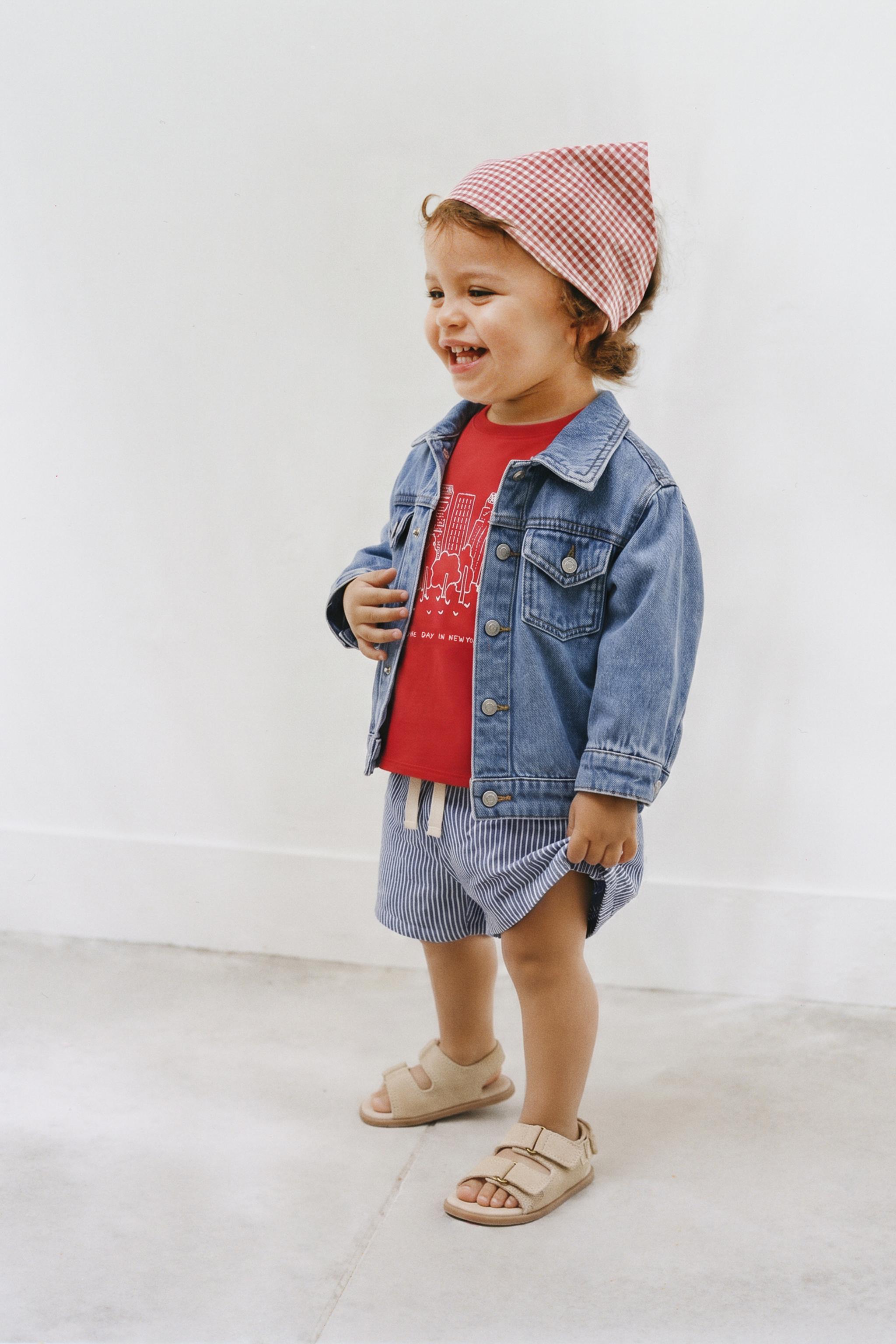 Детские шорты Zara STRIPED SHORTS