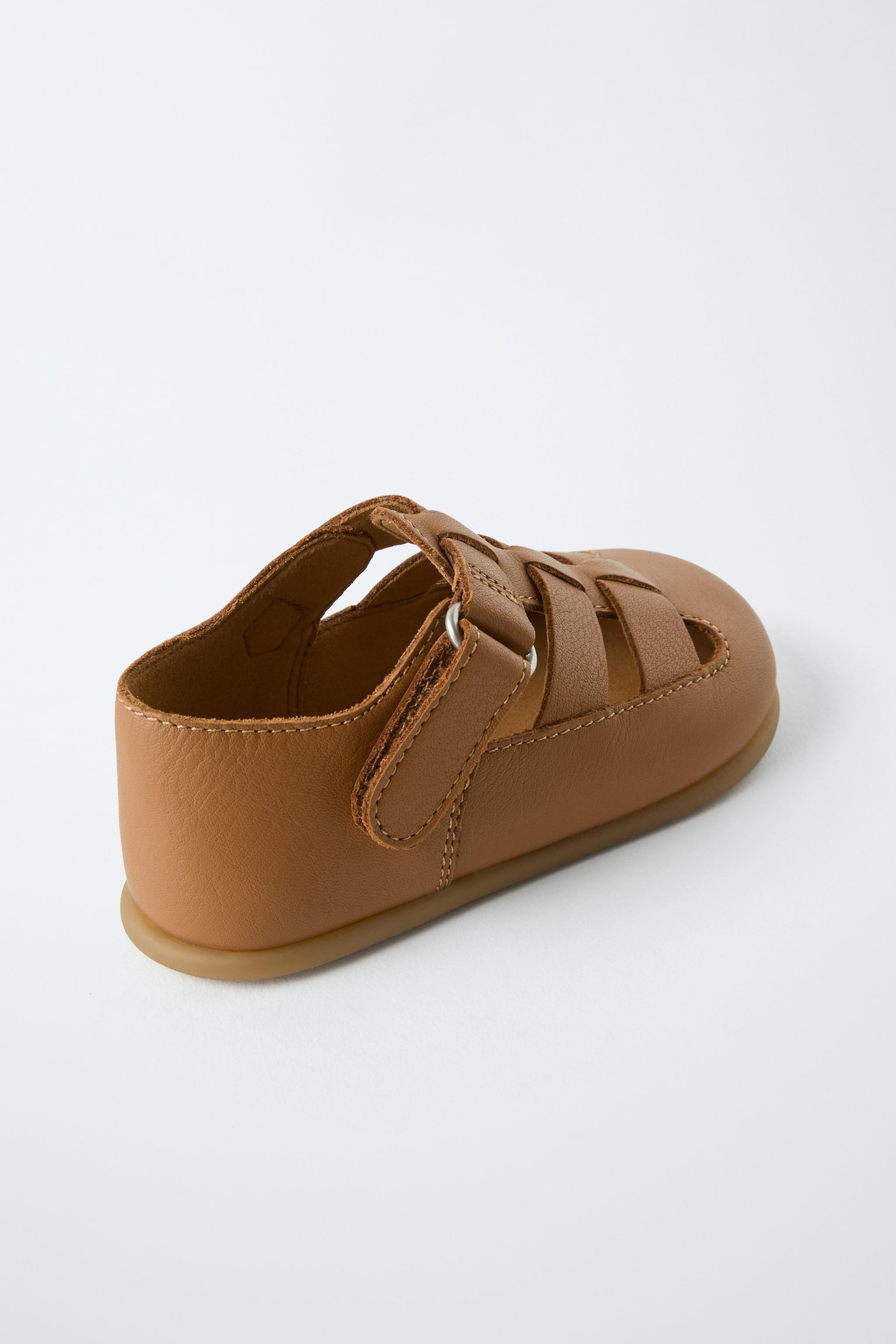 SANDALES STYLE PLAGE BAREFOOT EN CUIR