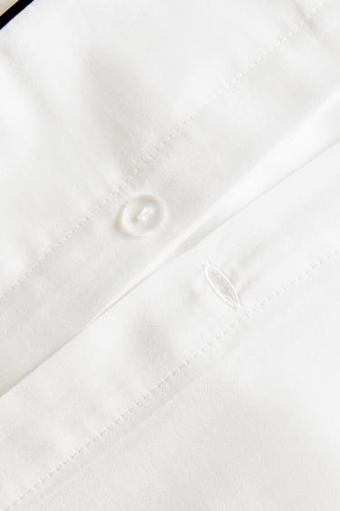 Zara SATENSKA NAVLAKA ZA JORGAN SA UKRASNIM PORUBOM – Crna