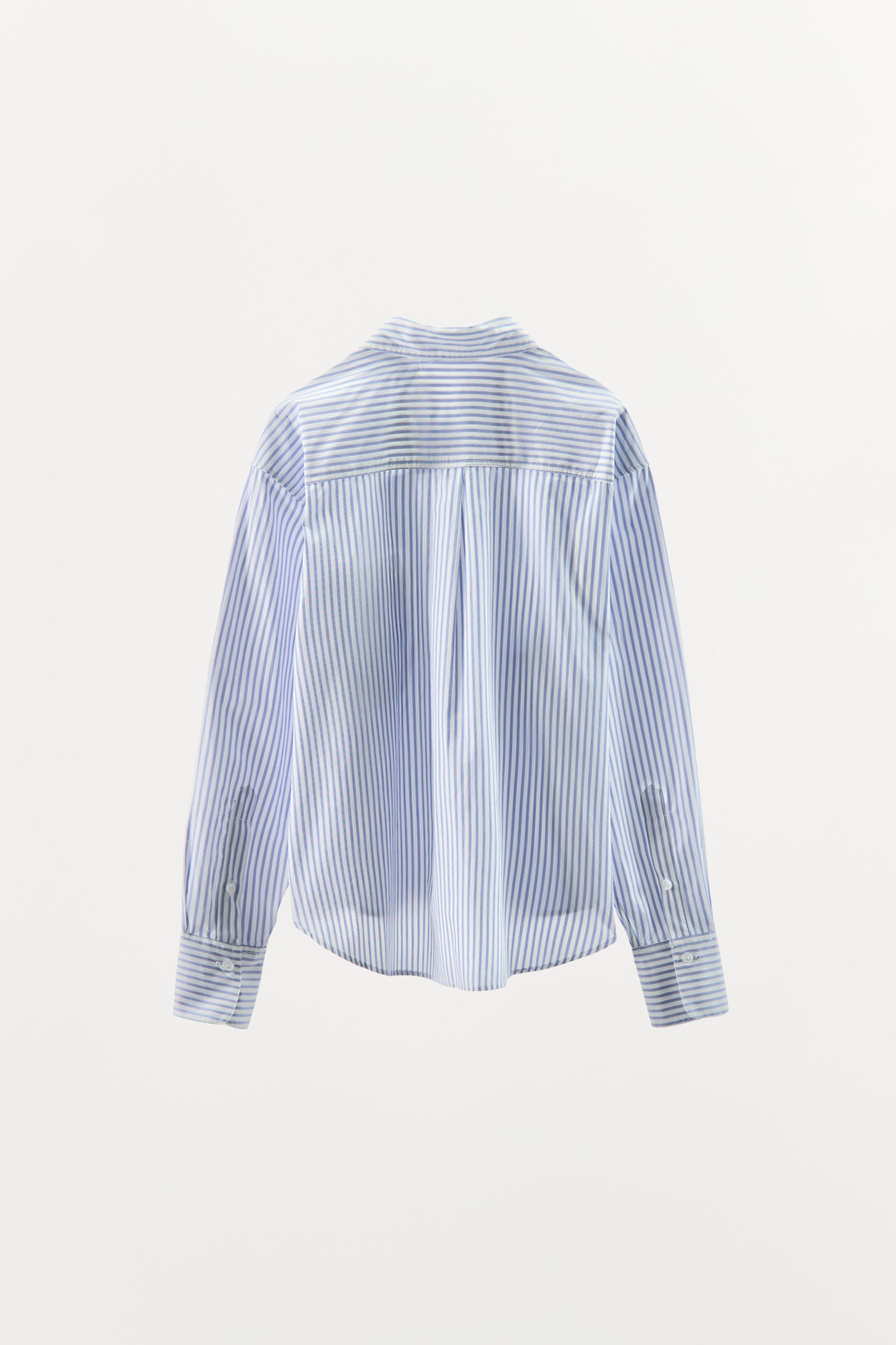 STRIPED PAJAMA SHIRT - Blue / White | ZARA United States