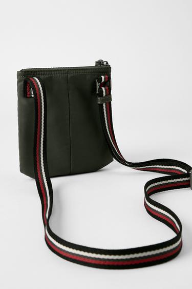 NYLON CROSSBODY BAG BOBBY GILLESPIE X ZARA - Green by Zara - Image 3