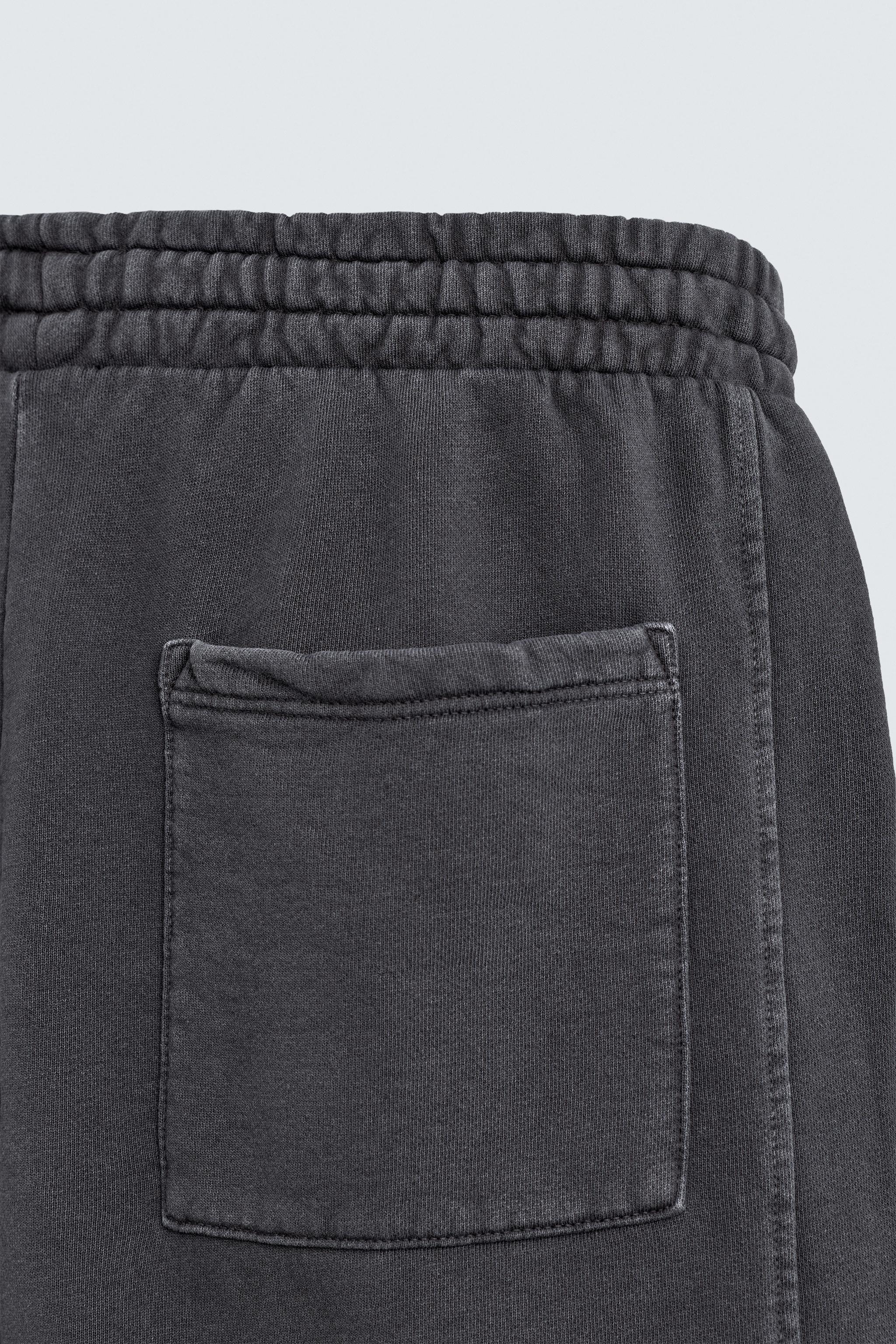 SHORT DE JOGGING BASIQUE DÉLAVÉ