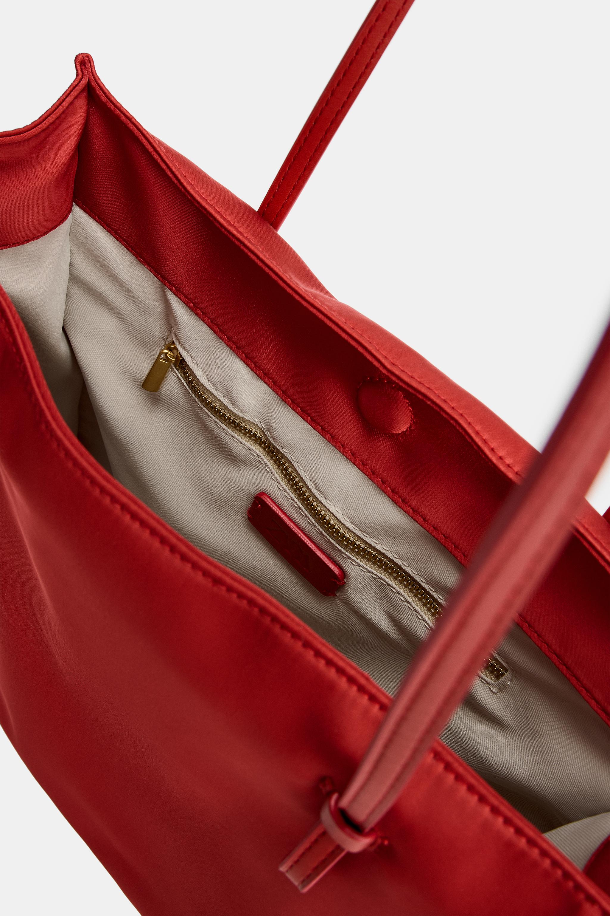 SATIN SHOPPER BAG